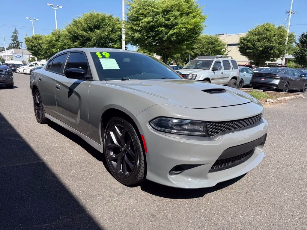 2019 Destroyer Gray Clearcoat Dodge Charger GT RWD Sedan