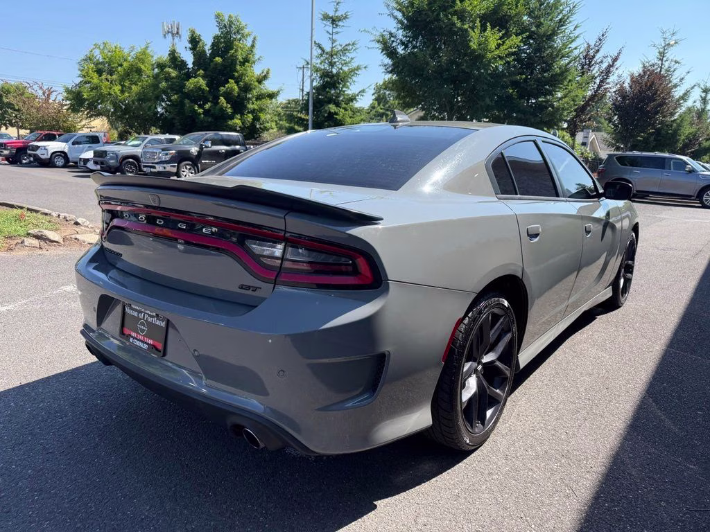 2019 Destroyer Gray Clearcoat Dodge Charger GT RWD Sedan