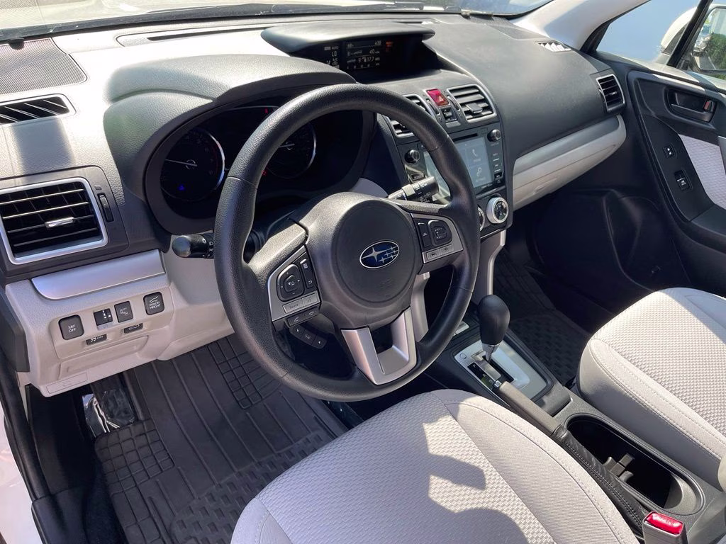2018 Crystal White Pearl Subaru Forester 2.5i Premium AWD SUV