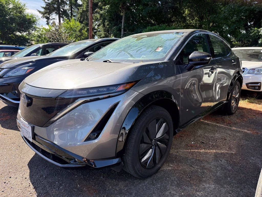 2023 Gun Metallic Nissan ARIYA EVOLVE+ FWD SUV