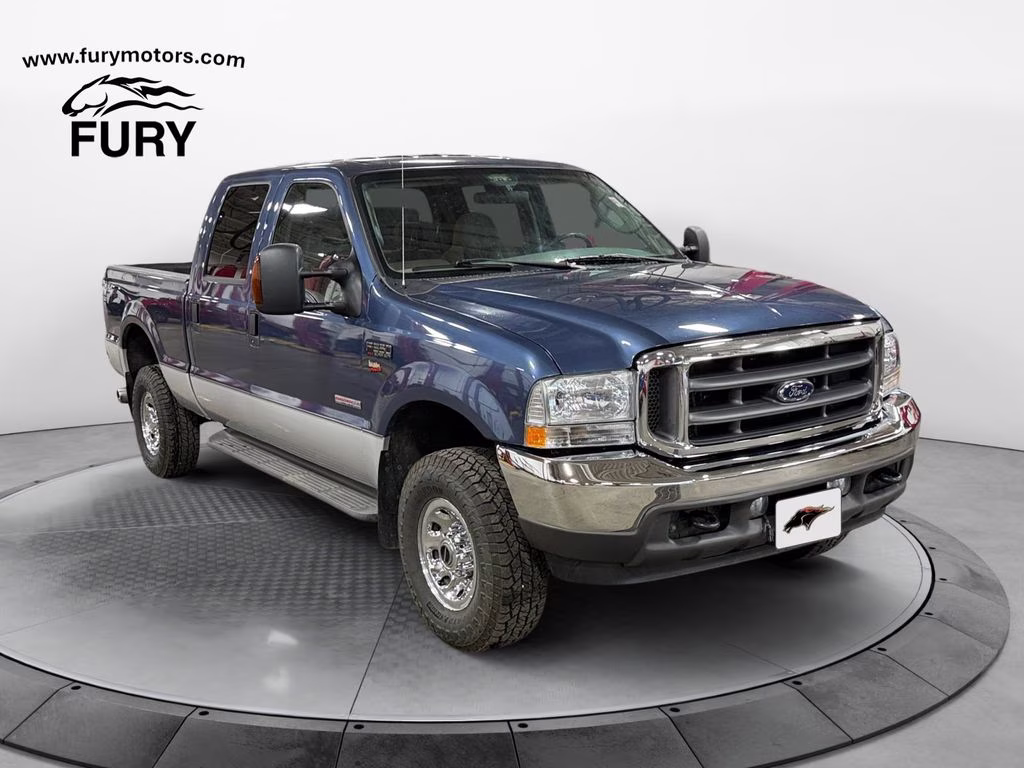 2004 Medium Wedgewood Blue Clearcoat Metallic Ford Super Duty F-350 SRW XLT 4X4 Truck