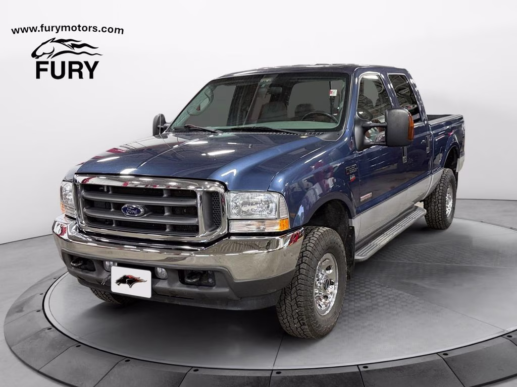2004 Medium Wedgewood Blue Clearcoat Metallic Ford Super Duty F-350 SRW XLT 4X4 Truck