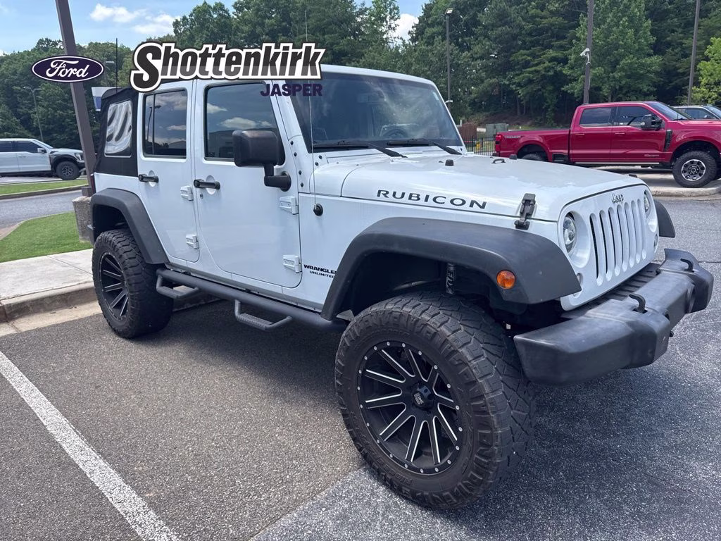 2016 Bright White Clearcoat Jeep Wrangler Unlimited Rubicon 4X4 SUV