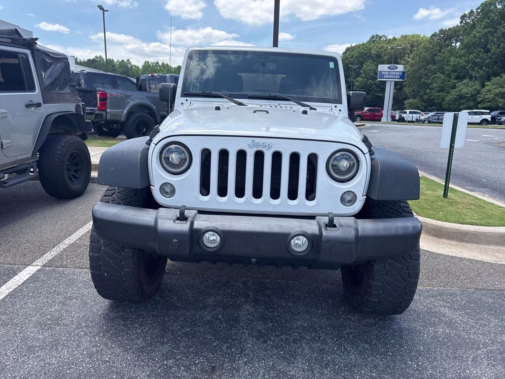 2016 Bright White Clearcoat Jeep Wrangler Unlimited Rubicon 4X4 SUV