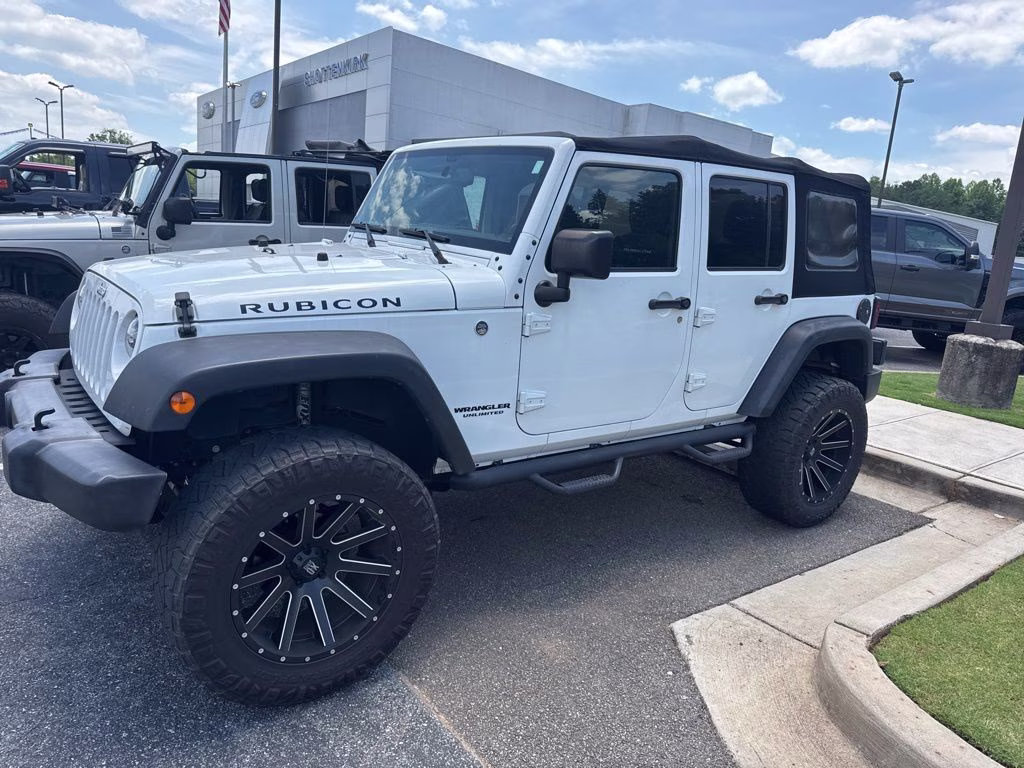 2016 Bright White Clearcoat Jeep Wrangler Unlimited Rubicon 4X4 SUV