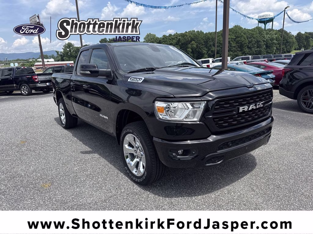 2022 Diamond Black Crystal Pearlcoat Ram 1500 Big Horn/Lone Star RWD Truck
