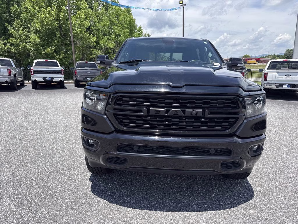 2022 Diamond Black Crystal Pearlcoat Ram 1500 Big Horn/Lone Star 4X4 Truck