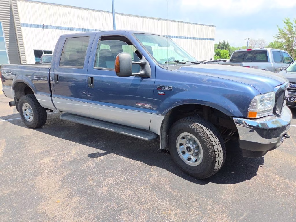 2004 Medium Wedgewood Blue Clearcoat Metallic Ford Super Duty F-350 SRW XLT 4X4 Truck