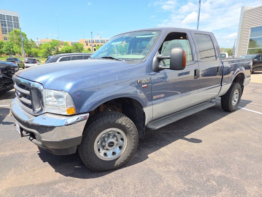 2004 Medium Wedgewood Blue Clearcoat Metallic Ford Super Duty F-350 SRW XLT 4X4 Truck