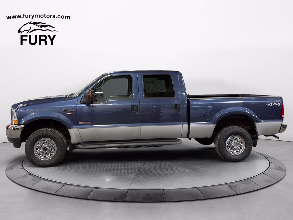 2004 Medium Wedgewood Blue Clearcoat Metallic Ford Super Duty F-350 SRW XLT 4X4 Truck