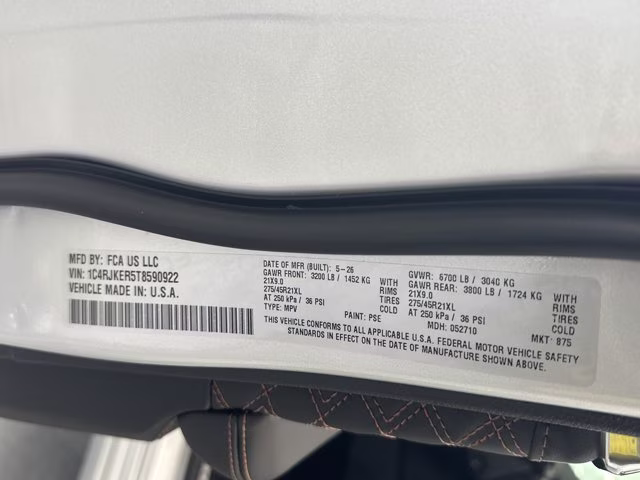 2026 Silver Zynith Jeep Grand Cherokee L Summit 4X4 SUV