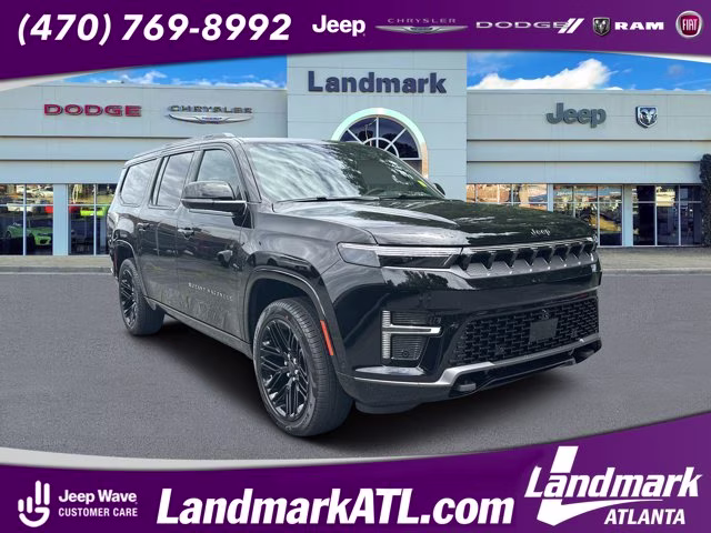 2026 High Gloss Black Jeep Grand Wagoneer Limited Reserve L 4X4 SUV