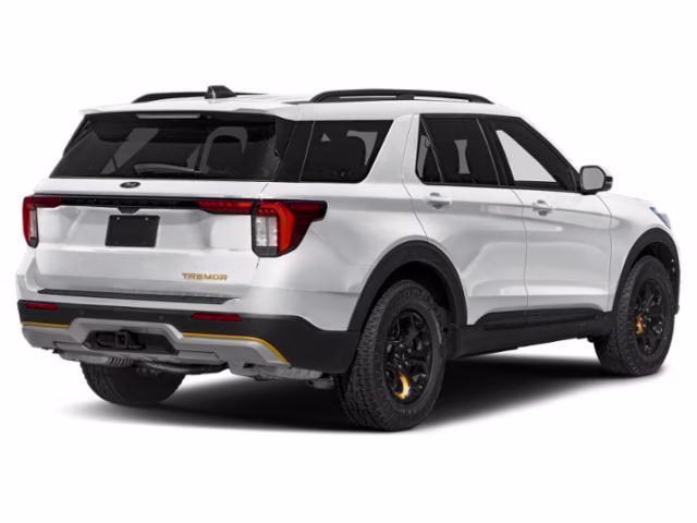2026 Space White Metallic Ford Explorer Tremor 4WD 4X4 SUV