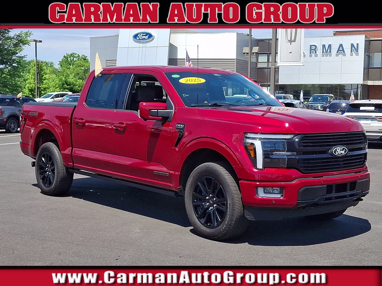 2025 Rapid Red Metallic Tinted Clearcoat - D4 Ford F-150 Platinum 4X4