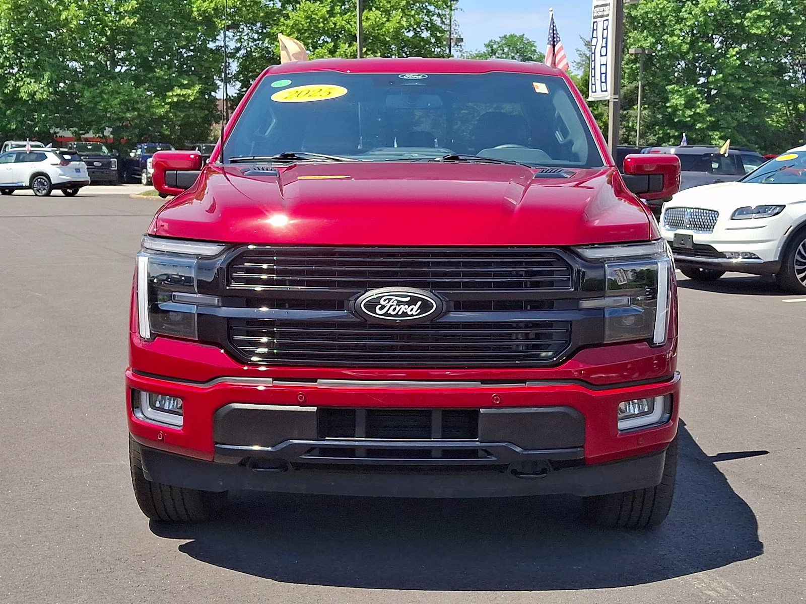 2025 Rapid Red Metallic Tinted Clearcoat - D4 Ford F-150 Platinum 4X4