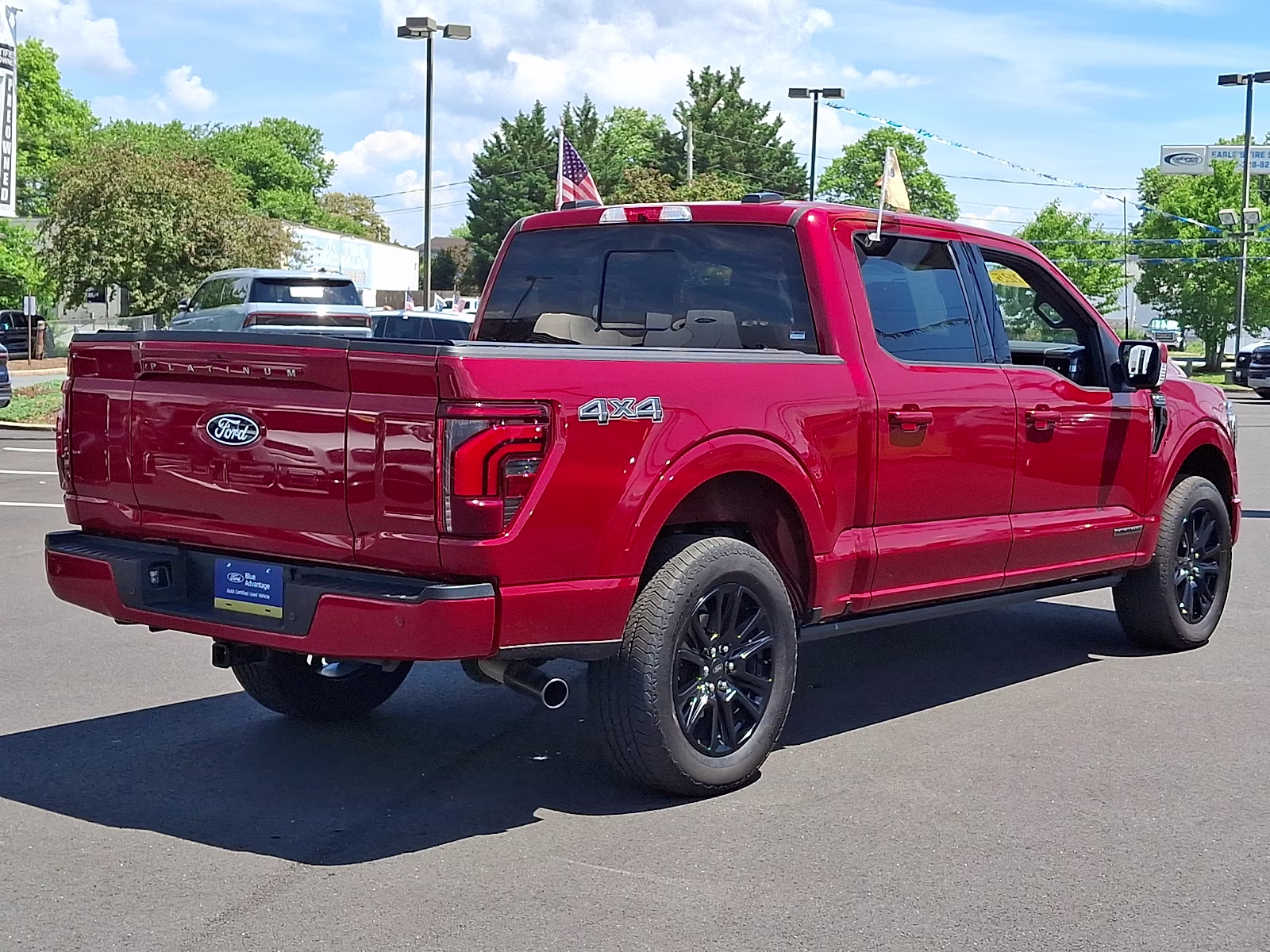 2025 Rapid Red Metallic Tinted Clearcoat - D4 Ford F-150 Platinum 4X4