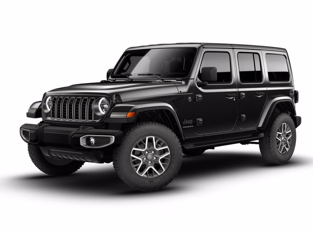 2026 Black Clear Coat Jeep Wrangler Wrangler 4-door Sahara 4-door