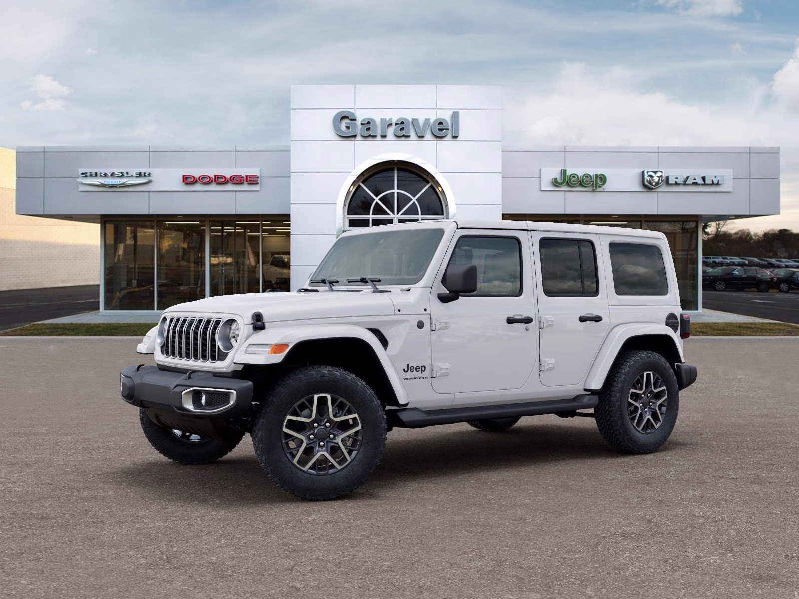 2026 Bright White Clearcoat Jeep Wrangler Sahara 4X4 SUV