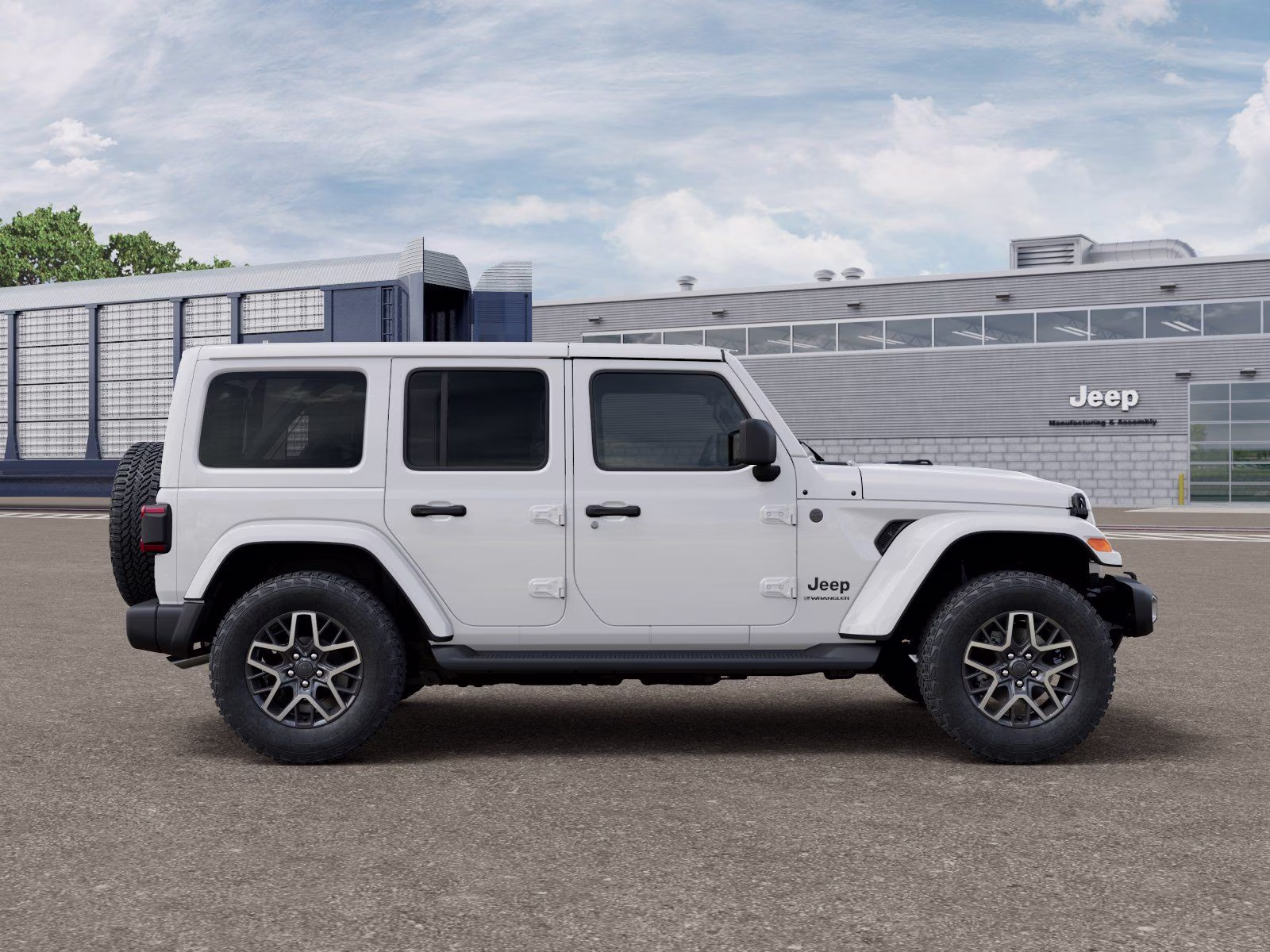 2026 Bright White Clearcoat Jeep Wrangler Sahara 4X4 SUV