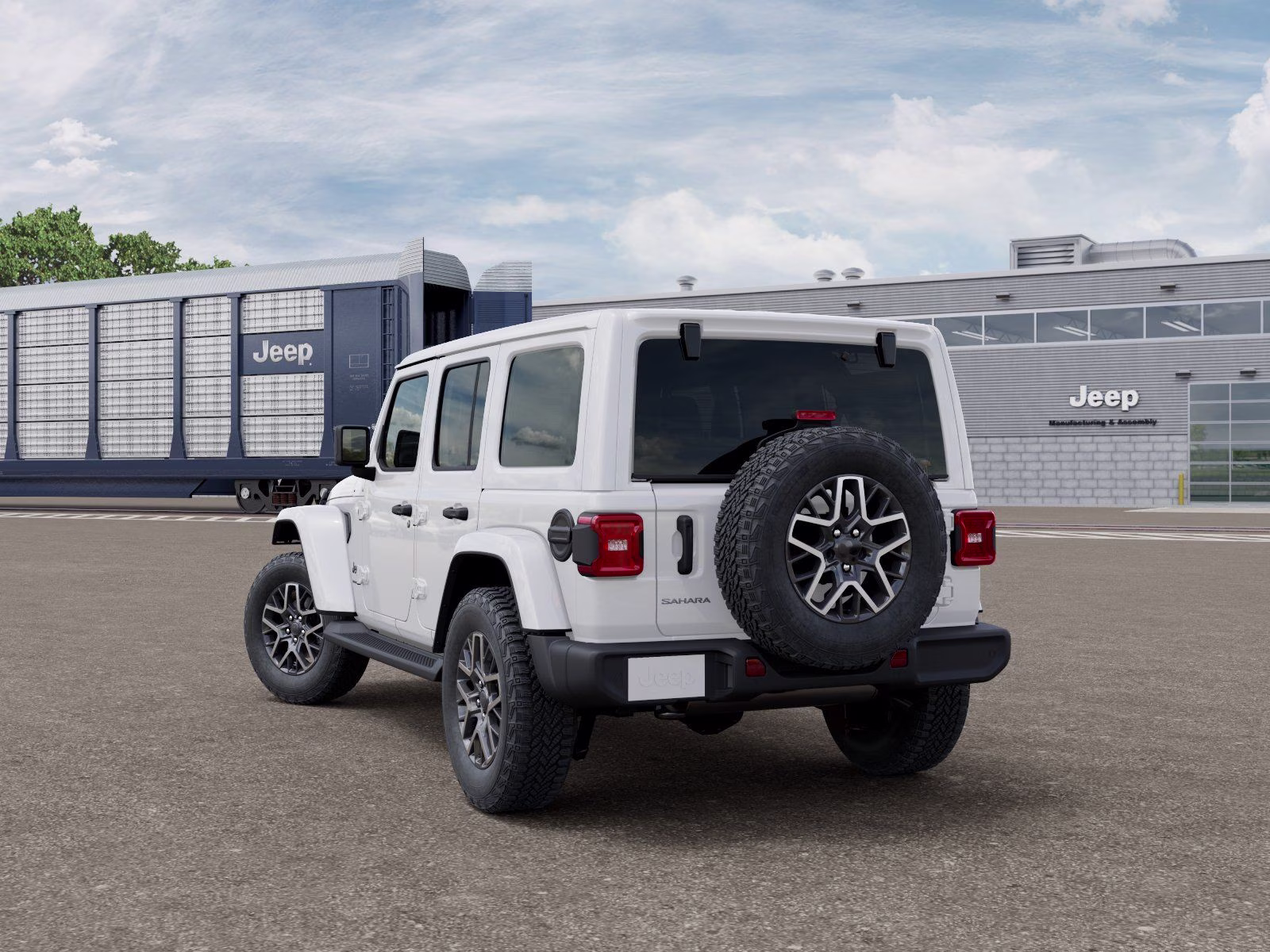 2026 Bright White Clearcoat Jeep Wrangler Sahara 4X4 SUV
