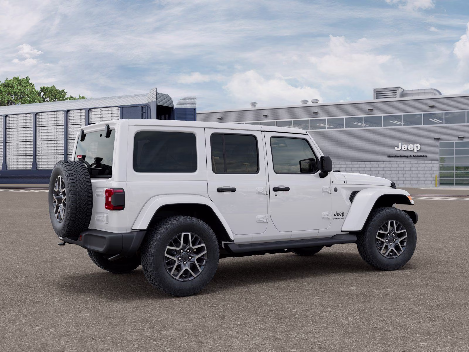 2026 Bright White Clearcoat Jeep Wrangler Sahara 4X4 SUV