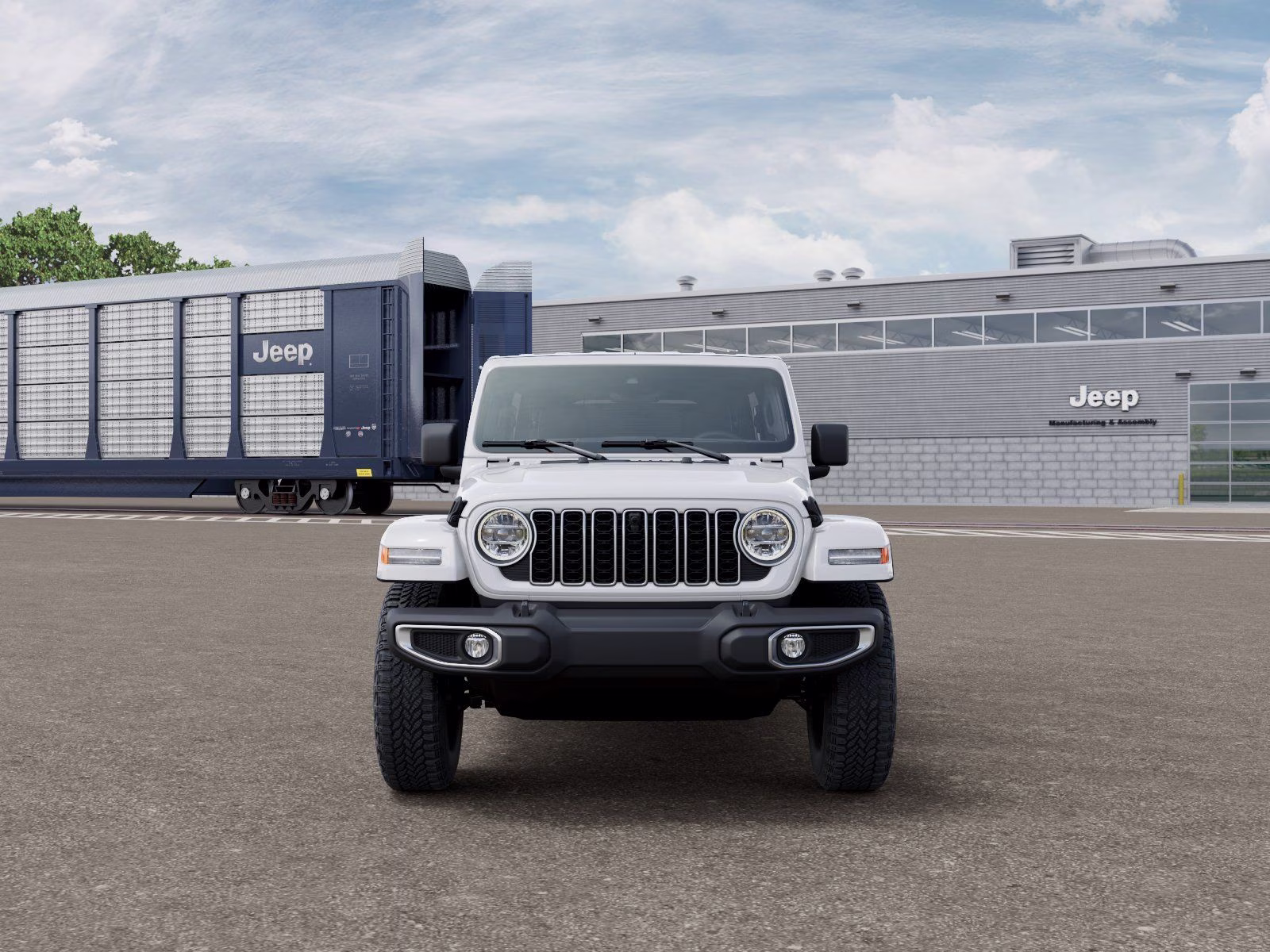 2026 Bright White Clearcoat Jeep Wrangler Sahara 4X4 SUV