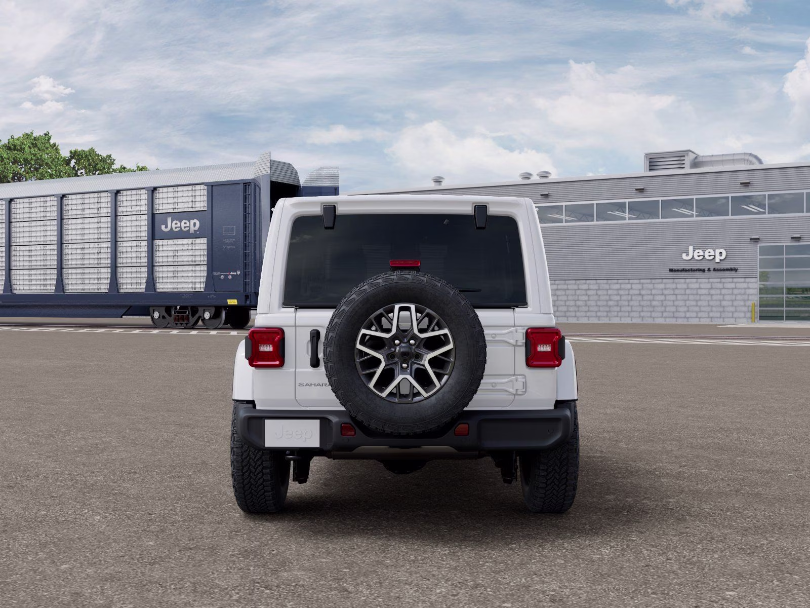 2026 Bright White Clearcoat Jeep Wrangler Sahara 4X4 SUV
