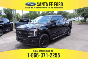2025 Black Ford F-150 LARIAT 4X4 Truck