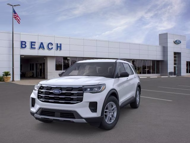2026 Space White Metallic Ford Explorer Active RWD SUV