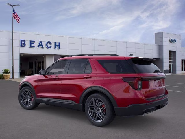 2026 Red Metallic Ford Explorer ST-Line RWD SUV