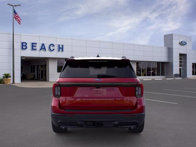 2026 Red Metallic Ford Explorer ST-Line RWD SUV