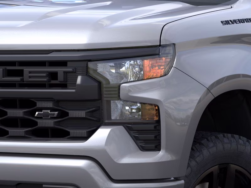 2026 Sterling Gray Metallic Chevrolet Silverado 1500 Custom 4X4 Truck