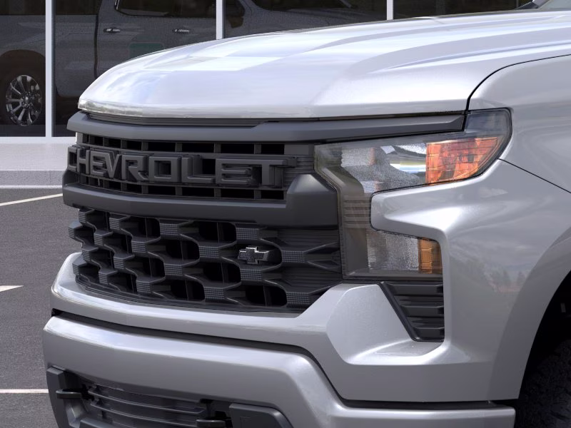 2026 Sterling Gray Metallic Chevrolet Silverado 1500 Custom 4X4 Truck