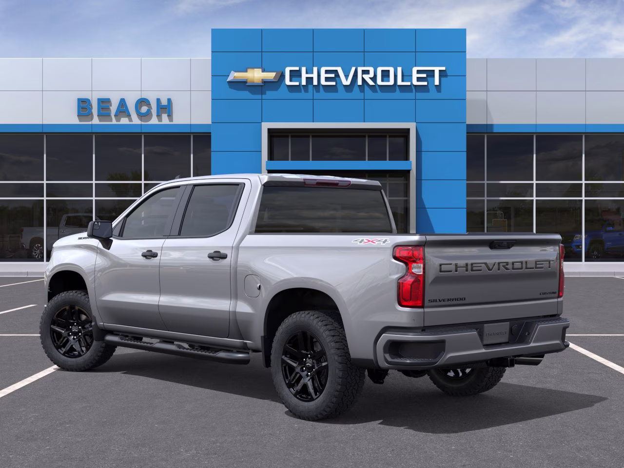 2026 Sterling Gray Metallic Chevrolet Silverado 1500 Custom 4X4 Truck