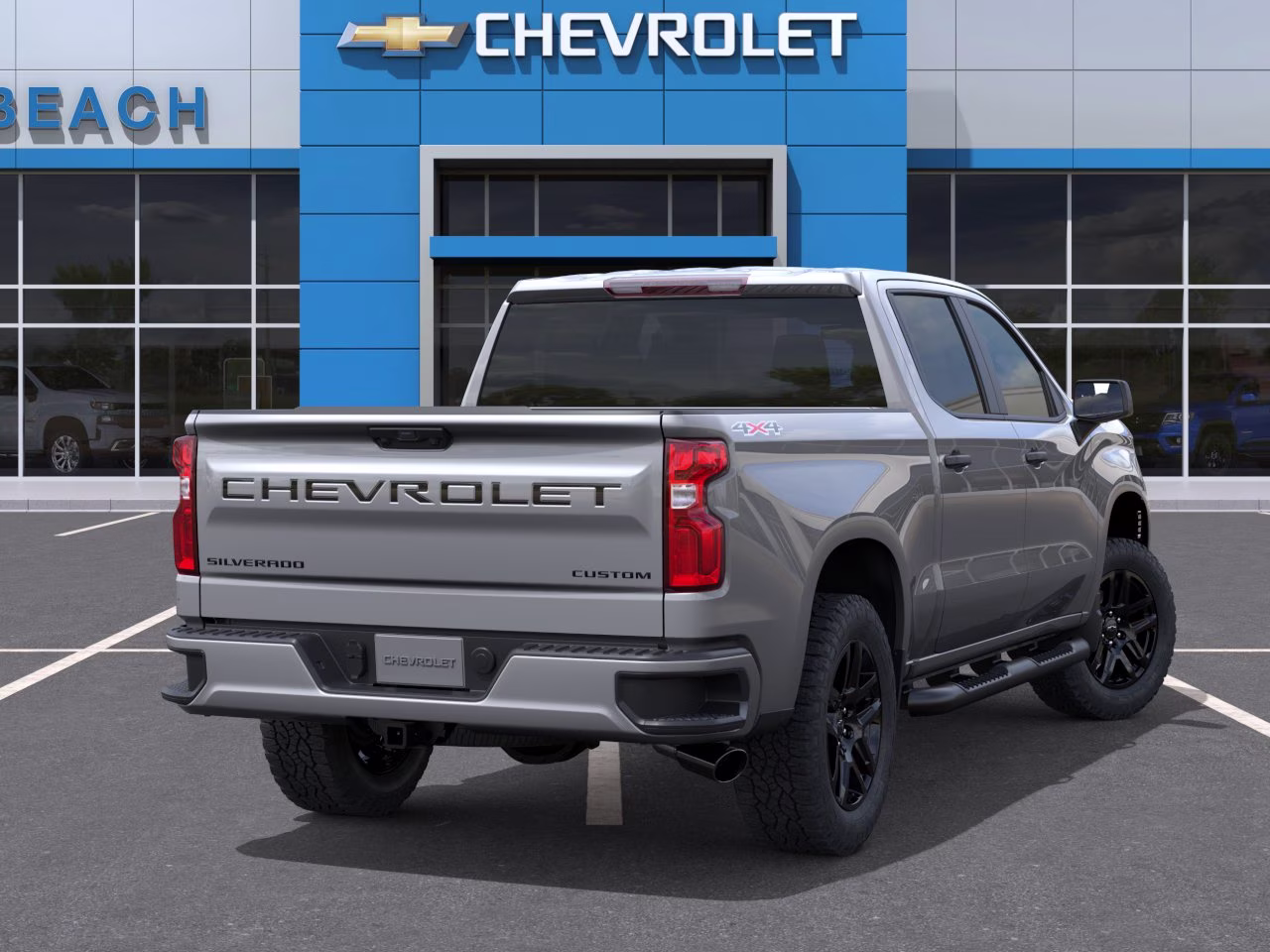 2026 Sterling Gray Metallic Chevrolet Silverado 1500 Custom 4X4 Truck
