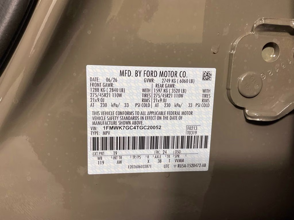 2026 Gray Ford Explorer ST RWD SUV
