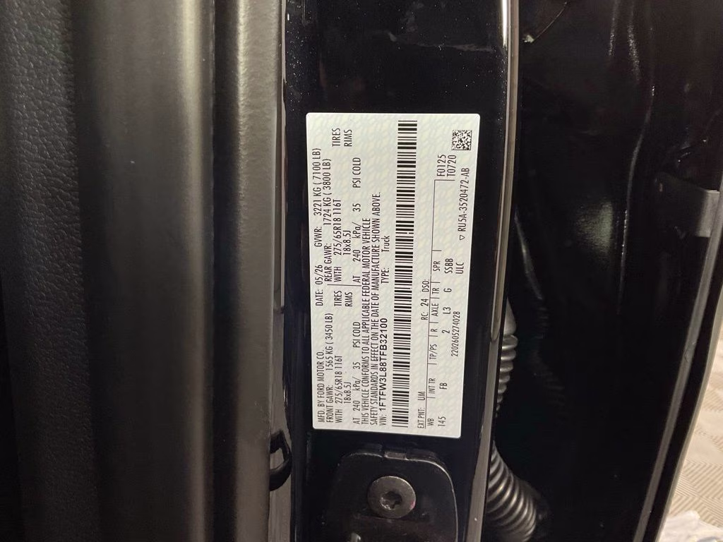 2026 Black Metallic Ford F-150 XLT 4X4 Truck