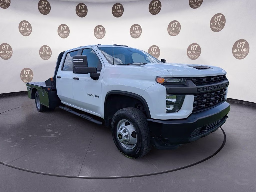 2020 Summit White Chevrolet Silverado 3500HD Work Truck 4X4 Truck