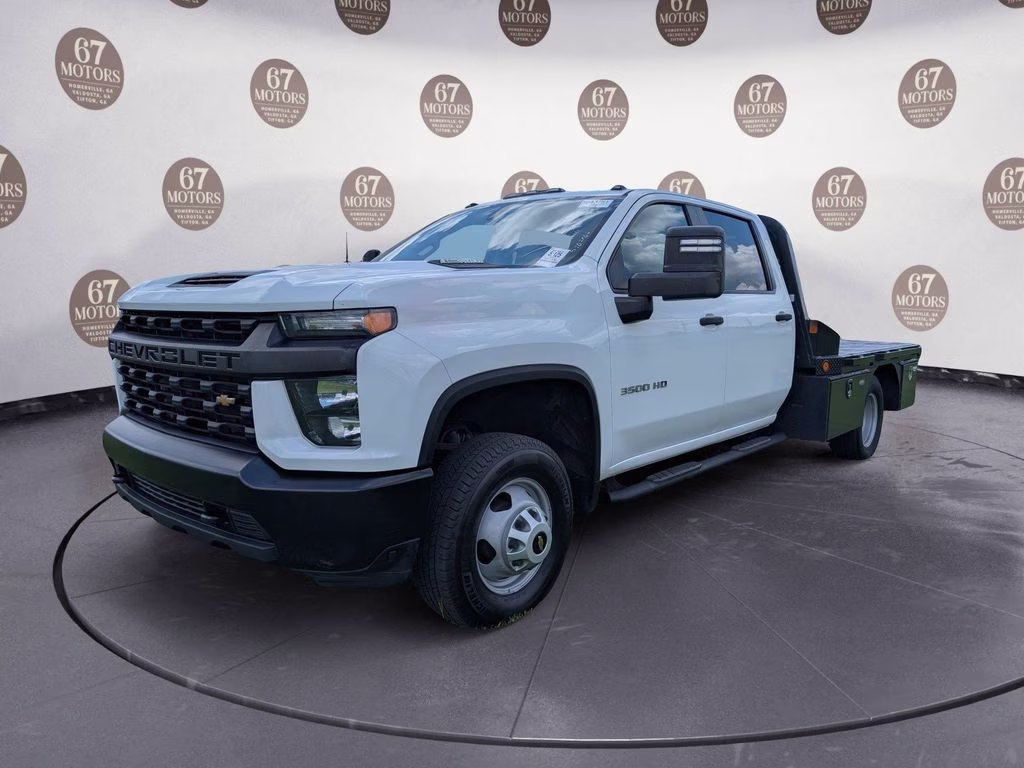 2020 Summit White Chevrolet Silverado 3500HD Work Truck 4X4 Truck