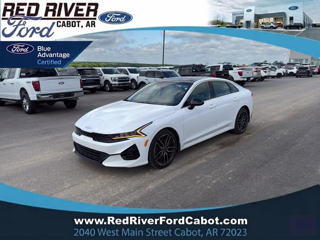 2024 Glacial White Pearl Kia K5 GT FWD Sedan