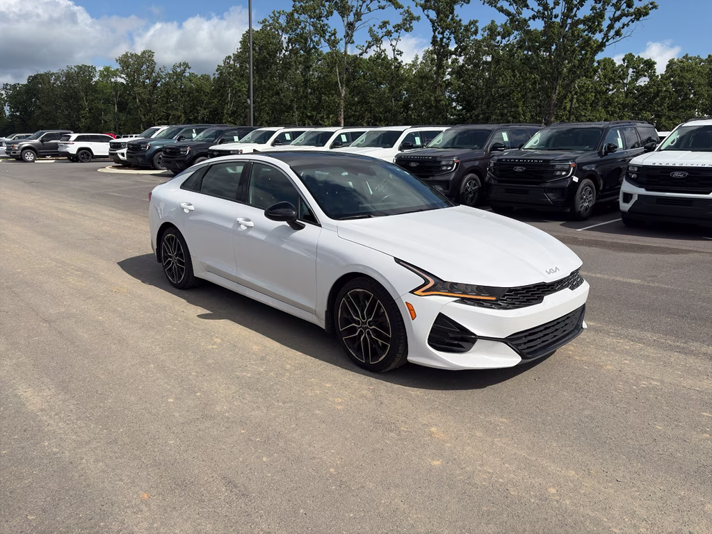 2024 Glacial White Pearl Kia K5 GT FWD Sedan
