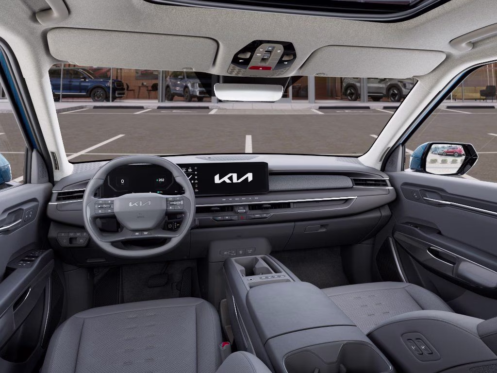 2026 Ocean Blue Kia EV9 Wind AWD SUV