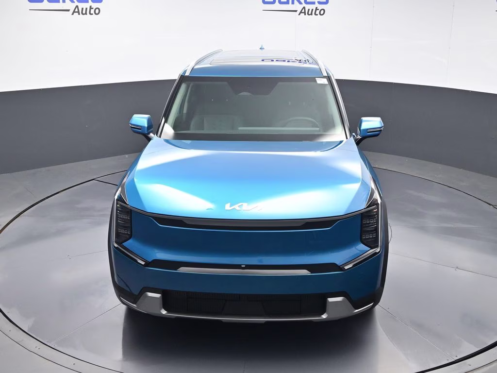 2026 Ocean Blue Kia EV9 Wind AWD SUV