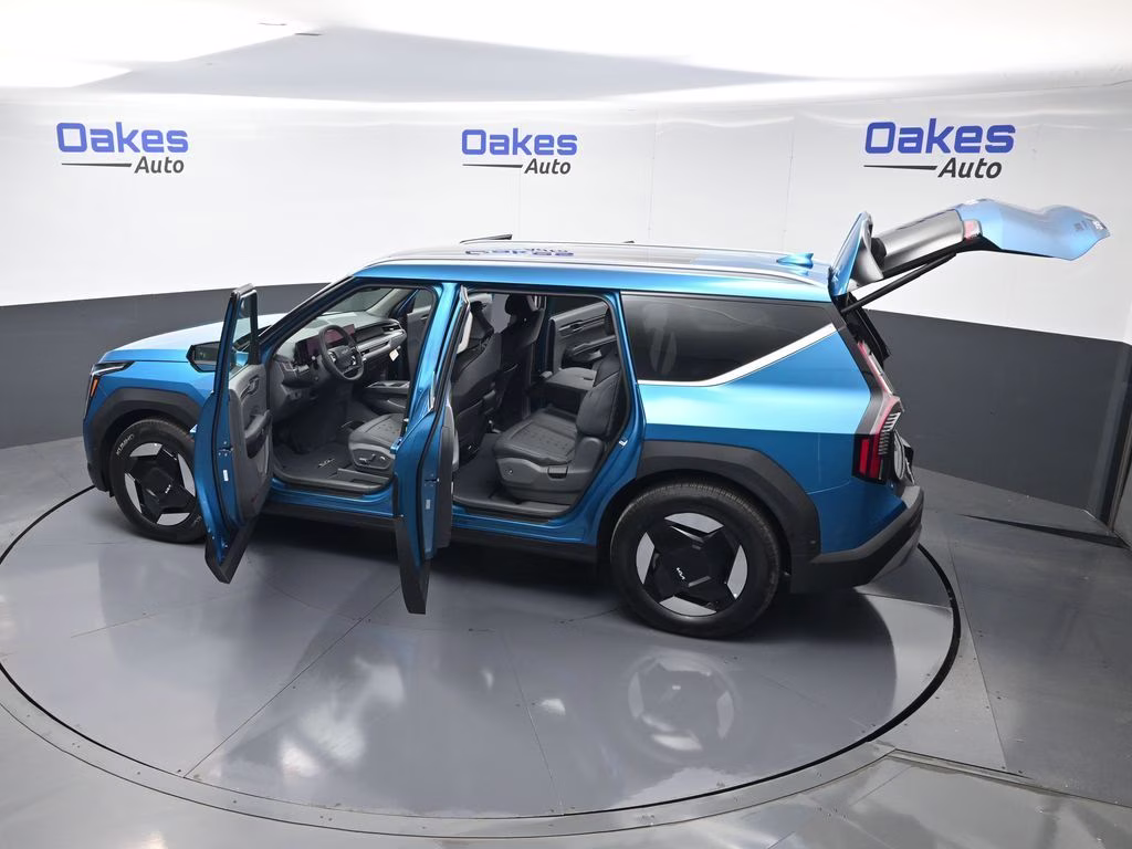 2026 Ocean Blue Kia EV9 Wind AWD SUV