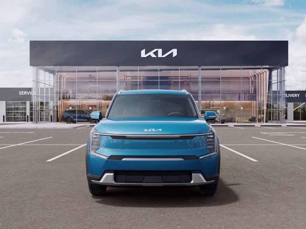 2026 Ocean Blue Kia EV9 Wind AWD SUV