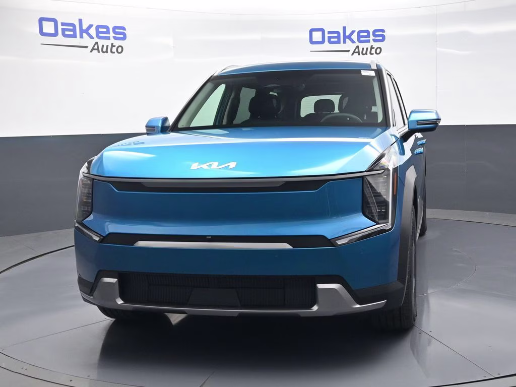 2026 Ocean Blue Kia EV9 Wind AWD SUV