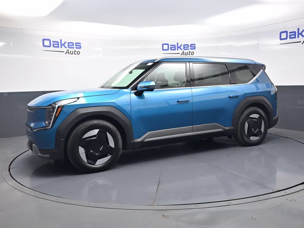 2026 Ocean Blue Kia EV9 Wind AWD SUV