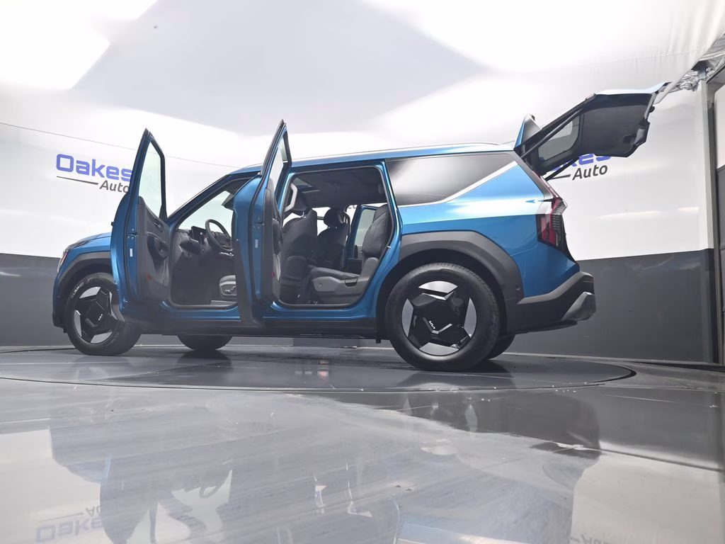 2026 Ocean Blue Kia EV9 Wind AWD SUV