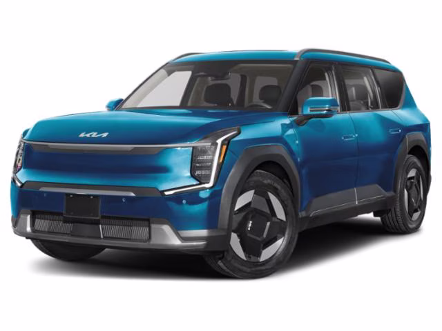 2026 Ocean Blue Kia EV9 Wind AWD SUV