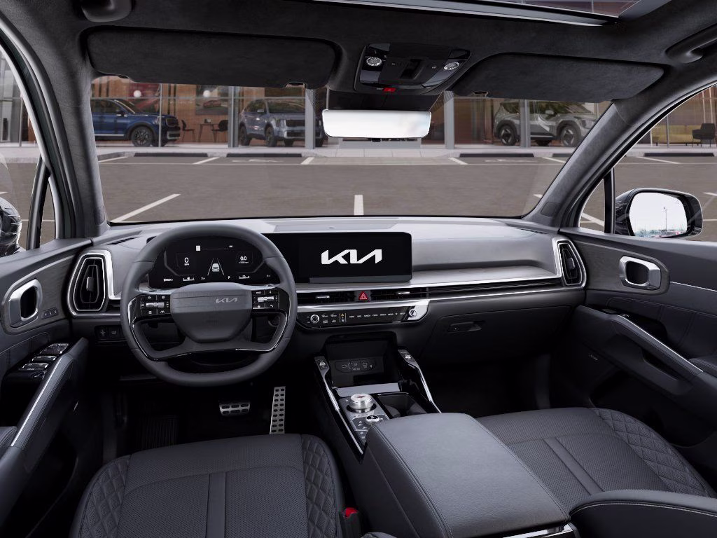 2026 Cityscape Green Kia Sorento Hybrid X-Line SX Prestige AWD SUV